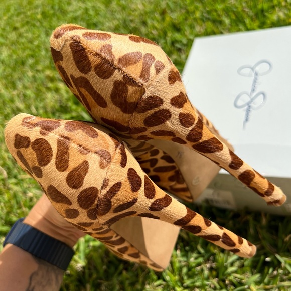 Jessica Simpson pony hair Wale heels - Picture 7 of 11